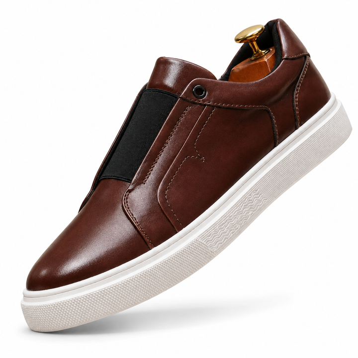 Corix Laceless Leather Sneakers