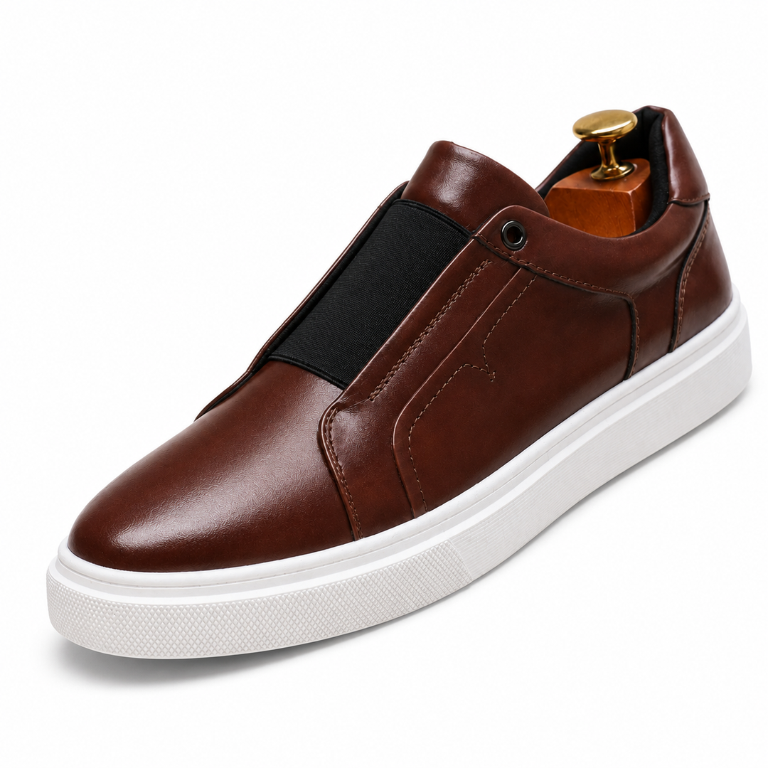 Corix Laceless Leather Sneakers