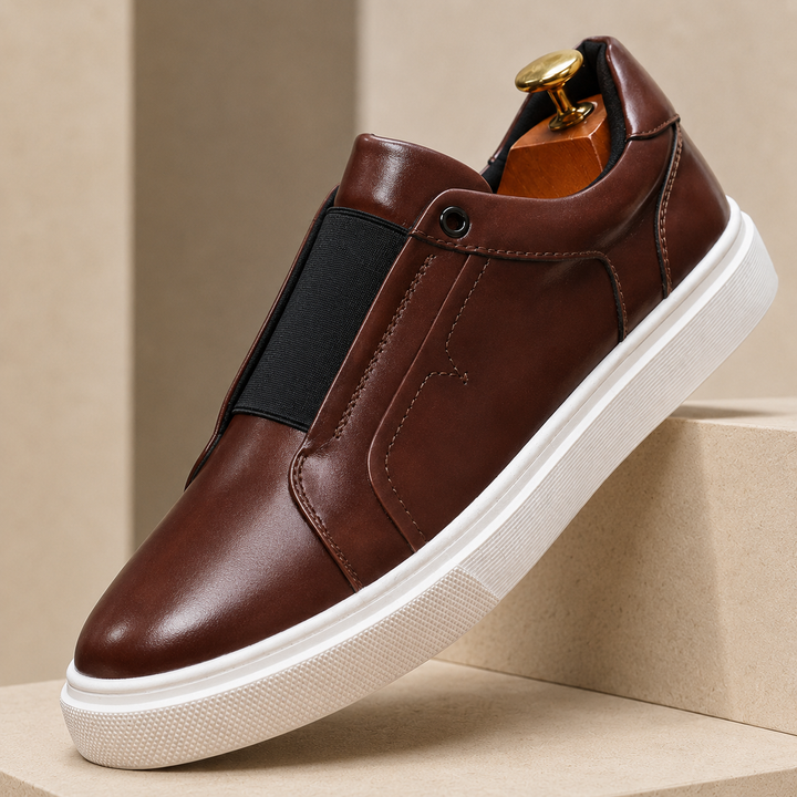 Corix Laceless Leather Sneakers