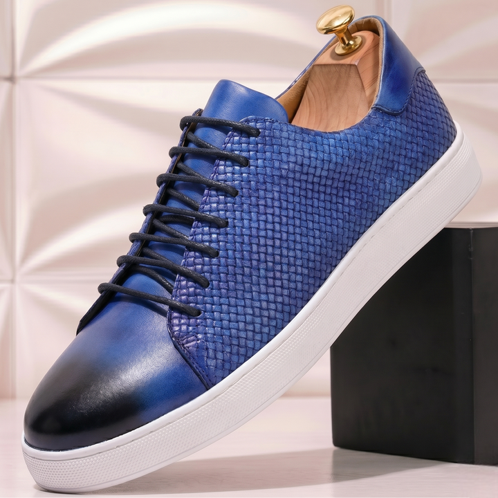 Zekar Cowhide Leather Sneakers