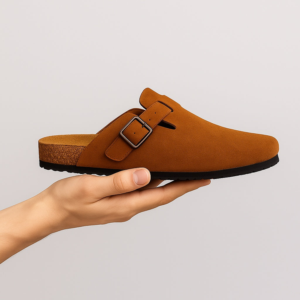 Boston Genuine Suede Clogs