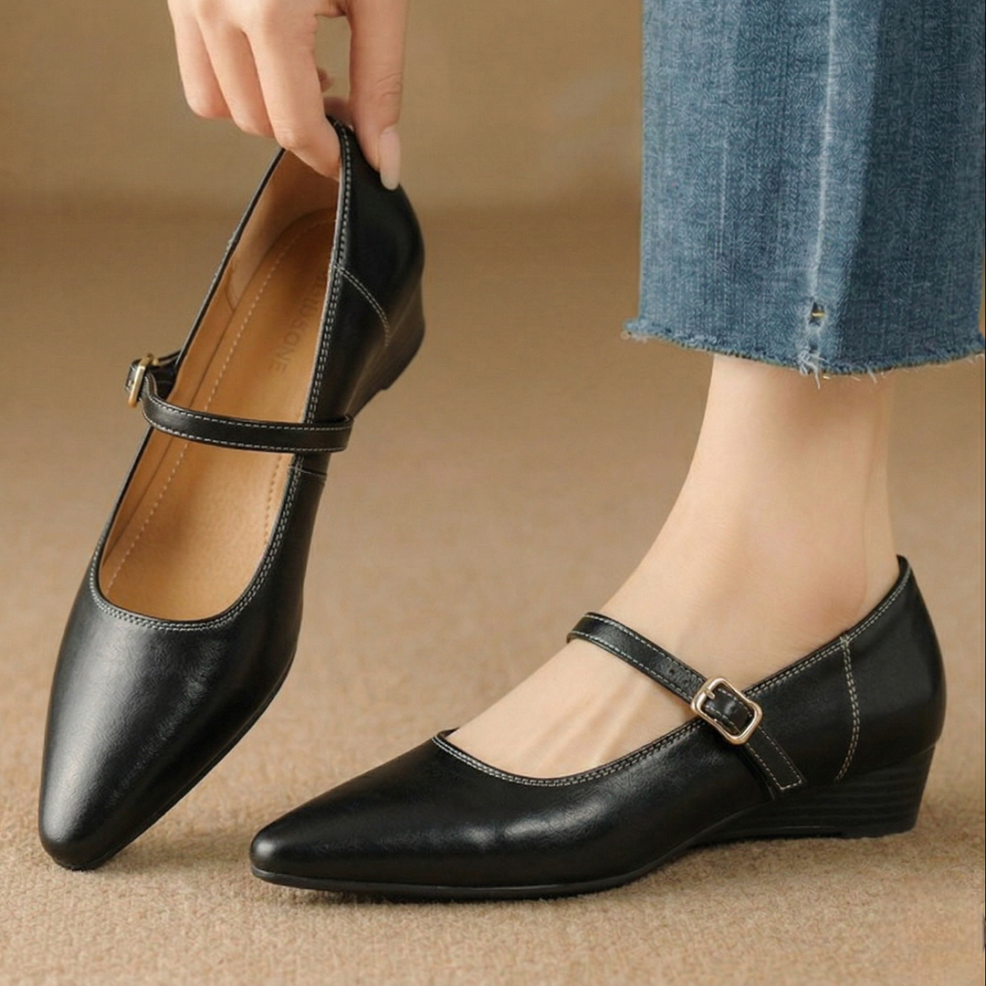 Zule Genuine Leather Pumps