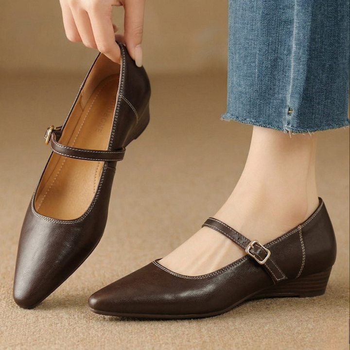Zule Genuine Leather Pumps